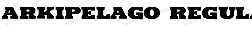 Arkipelago Regular字体转换